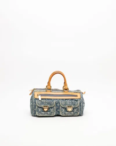 Pre-owned Louis Vuitton Monogram Denim Neo Speedy Bag