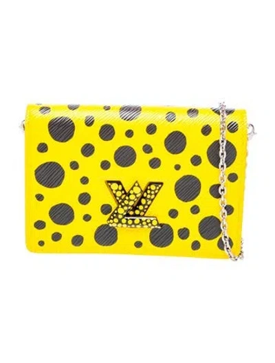 Pre-owned Louis Vuitton Monogram Dots Infinity Twist Wallet On Chain 2023 In Multi
