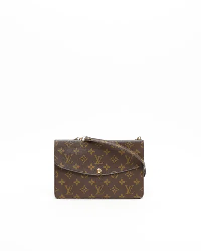 Pre-owned Louis Vuitton Monogram Double Rabat Bag