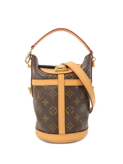 Pre-owned Louis Vuitton Monogram Duffle 2-way Tote Bag In Brown