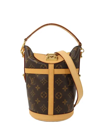Pre-owned Louis Vuitton Monogram Duffle Shoulder Bag In Brown