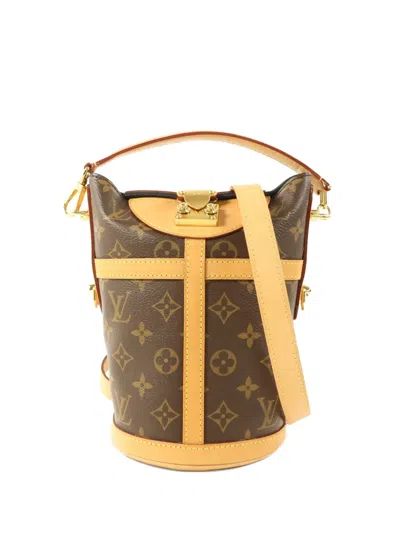 Pre-owned Louis Vuitton Monogram Duffle Tote Bag In Brown