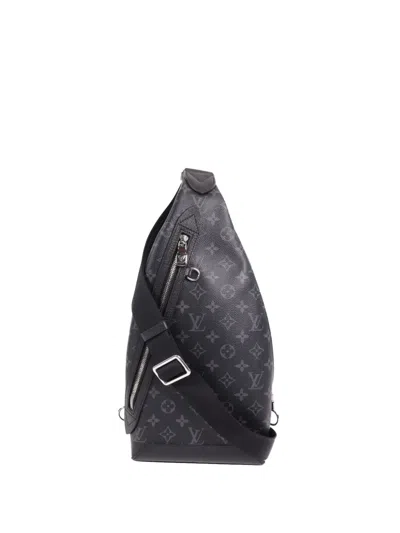 Pre-owned Louis Vuitton Monogram Duo Backpack In Black