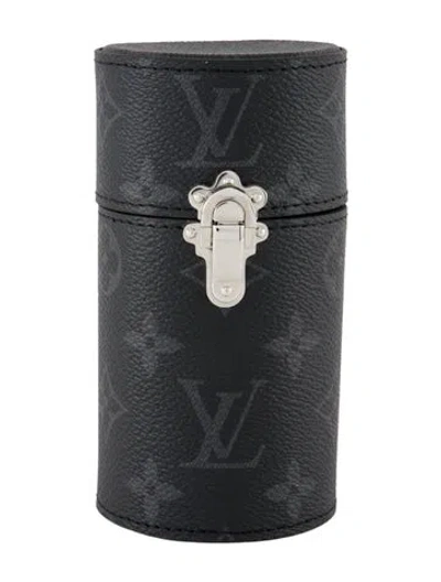 Pre-owned Louis Vuitton Monogram Eclipse 100ml Travel Case In Black