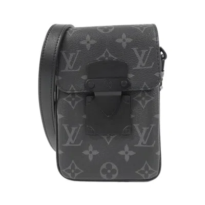 Pre-owned Louis Vuitton Monogram Eclipse Black Coated Canvas Shoulder Bag ()