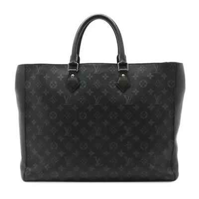 Pre-owned Louis Vuitton Monogram Eclipse Black Gray Monogram Eclipse Tote Bag () In Multi