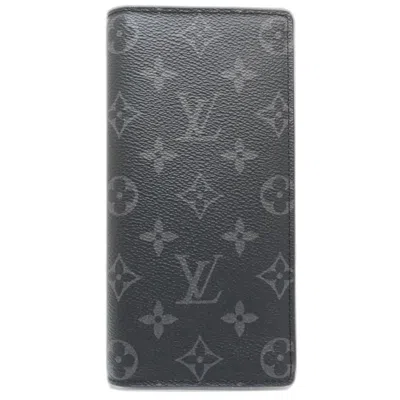 Pre-owned Louis Vuitton Monogram Eclipse Black Monogram Eclipse Monogram Eclipse Long Wallet (bi-fold) (pre-ow