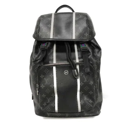 Pre-owned Louis Vuitton Monogram Eclipse Black Noir Monogram Eclipse Backpack ()
