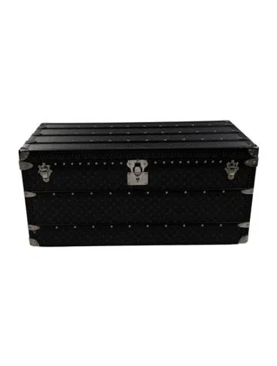 Pre-owned Louis Vuitton Monogram Eclipse Courrier Lozine In Black
