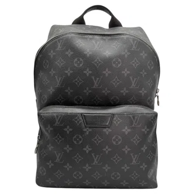 Pre-owned Louis Vuitton Monogram Eclipse Discovery Backpack Pm In Black