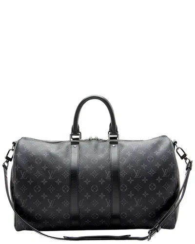 Louis Vuitton Monogram Eclipse Keepall Bandouliere 45 Duffle (authentic Pre-  Loved)