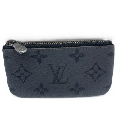 Pre-owned Louis Vuitton Monogram Eclipse Monogram Eclipse Coin Purse/coin Case () In Black