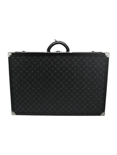 Pre-owned Louis Vuitton Monogram Eclipse Trunk In Black