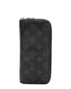 Louis Vuitton Monogram Eclipse Vertical Zippy Wallet (authentic Pre-loved)