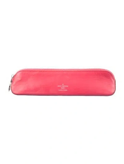 Pre-owned Louis Vuitton Monogram Elizabeth Pencil Pouch In Brown