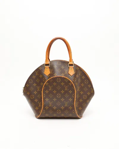 Pre-owned Louis Vuitton Monogram Ellipse Mm Bag In Brown