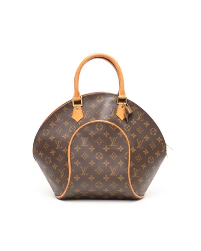 Pre-owned Louis Vuitton Monogram Ellipse Mm Bag In Brown
