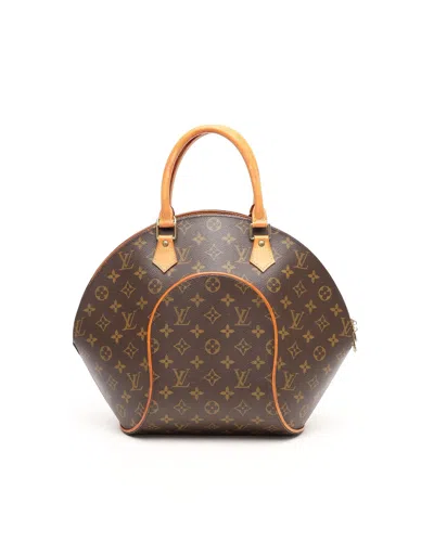 Pre-owned Louis Vuitton Monogram Ellipse Mm Bag In Brown