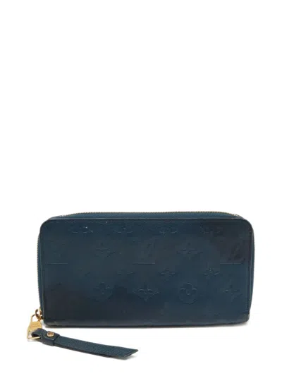 Pre-owned Louis Vuitton Monogram Embossed Zip Wallet