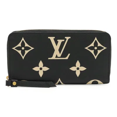 Pre-owned Louis Vuitton Monogram Empreinte Beige Bicolor Black Monogram Empreinte Coin Purse/coin Case (pre-ow In Multi