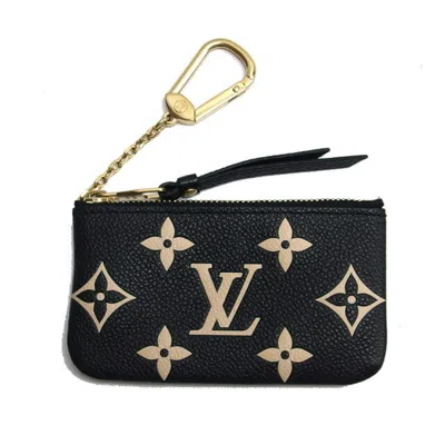 Pre-owned Louis Vuitton Monogram Empreinte Beige Bicolor Black Monogram Noir Monogram Empreinte Coin Purse/coi In Multi