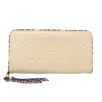 Pre-owned Louis Vuitton Monogram Empreinte Beige Monogram Empreinte Long Wallet (bi-fold) ()