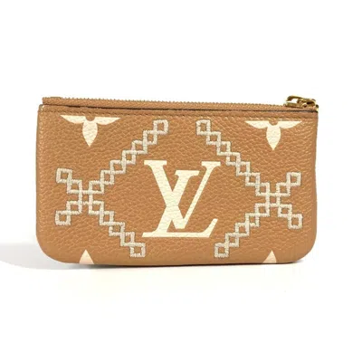 Pre-owned Louis Vuitton Monogram Empreinte Beige White Monogram Empreinte Coin Purse/coin Case () In Multi