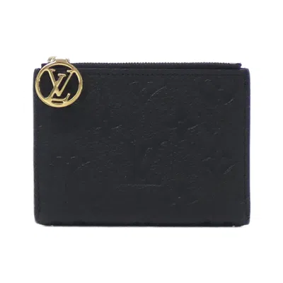 Pre-owned Louis Vuitton Monogram Empreinte Black Leather Wallet (bi-fold) ()