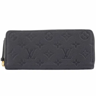 Pre-owned Louis Vuitton Monogram Empreinte Black Monogram Empreinte Long Wallet (bi-fold) ()