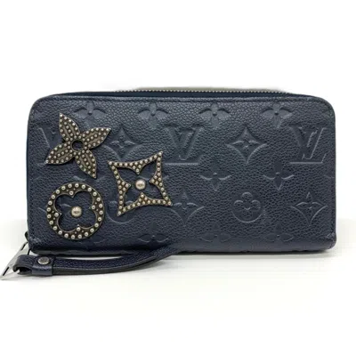 Pre-owned Louis Vuitton Monogram Empreinte Black Monogram Empreinte Long Wallet (bi-fold) ()