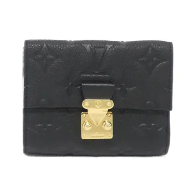 Pre-owned Louis Vuitton Monogram Empreinte Black Monogram Empreinte Wallet (bi-fold) ()