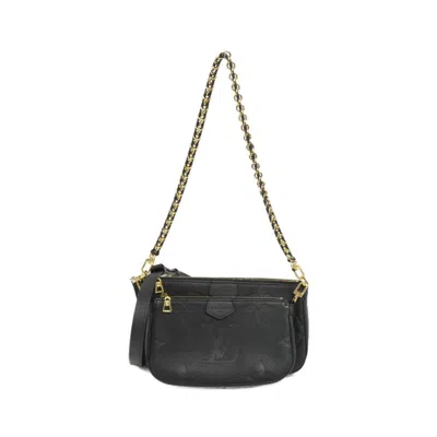 Pre-owned Louis Vuitton Monogram Empreinte Black Monogram Monogram Empreinte Pochette Shoulder Bag ()