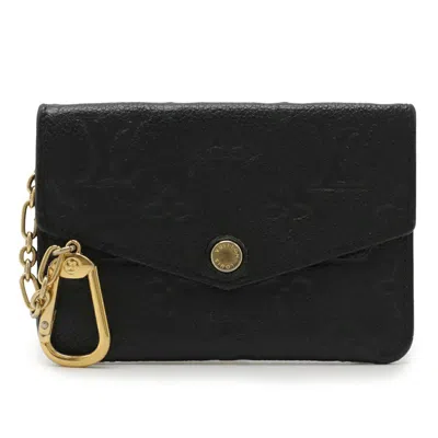 Pre-owned Louis Vuitton Monogram Empreinte Black Noir Monogram Empreinte Coin Purse/coin Case ()