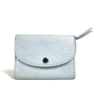 Pre-owned Louis Vuitton Monogram Empreinte Blue Monogram Empreinte Wallet (bi-fold) ()