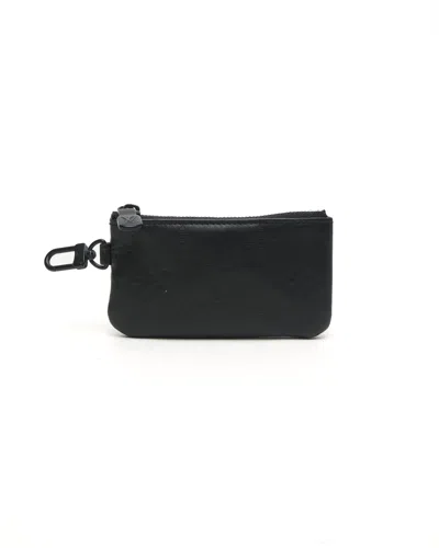 Pre-owned Louis Vuitton Monogram Empreinte Coin Purse In Black