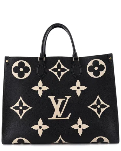 Louis Vuitton Monogram Empreinte Giant Onthego Bicolor Gm (authenticpre-loved)