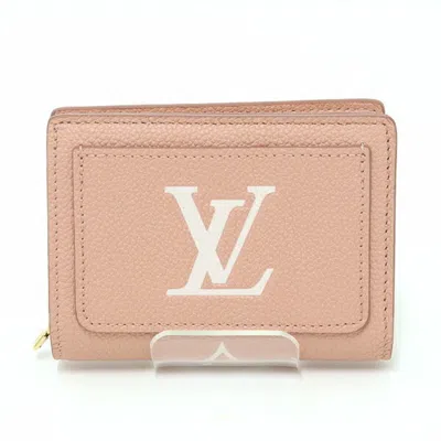 Pre-owned Louis Vuitton Monogram Empreinte Gold Monogram Pink Monogram Empreinte Wallet (bi-fold) () In Gold, Monogram, Pink