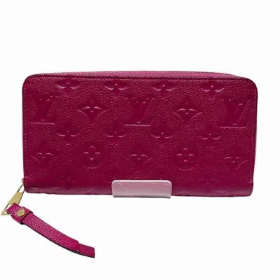 Pre-owned Louis Vuitton Monogram Empreinte Grape Monogram Monogram Empreinte Long Wallet (bi-fold) ()