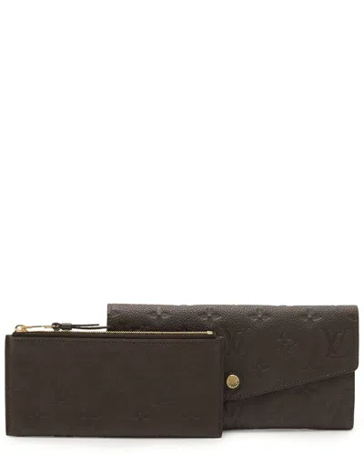 Pre-owned Louis Vuitton Monogram Empreinte Long Wallet (authentic Pre-loved)