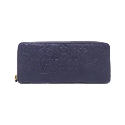 Pre-owned Louis Vuitton Monogram Empreinte Marine Rouge Monogram Empreinte Long Wallet (bi-fold) () In Red