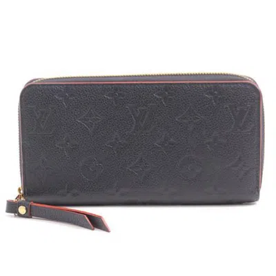Pre-owned Louis Vuitton Monogram Empreinte Marine Rouge Monogram Empreinte Long Wallet (bi-fold) () In Red