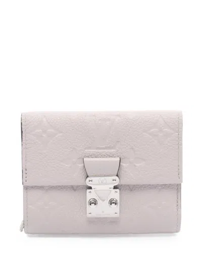 Pre-owned Louis Vuitton Monogram Empreinte Metis Wallet In Neutrals