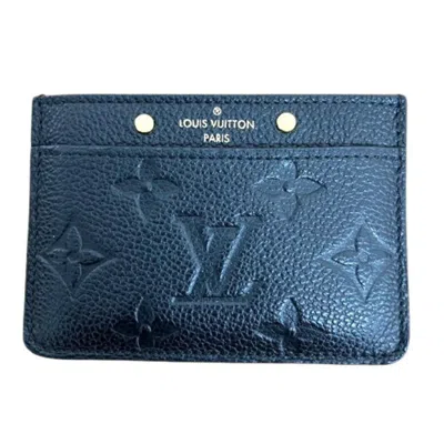Pre-owned Louis Vuitton Monogram Empreinte Monogram Leather Card Wallet () In Multi