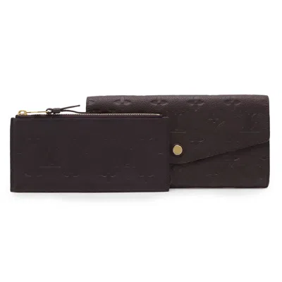 Pre-owned Louis Vuitton Monogram Empreinte Orb Monogram Empreinte Long Wallet (bi-fold) ()