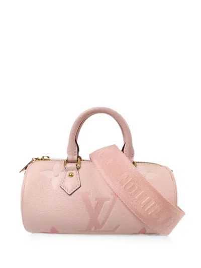 Pre-owned Louis Vuitton Monogram Empreinte Papillon Bb Shoulder Bag In Pink