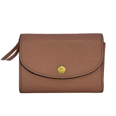 Pre-owned Louis Vuitton Monogram Empreinte Pink Leather Wallet (bi-fold) ()