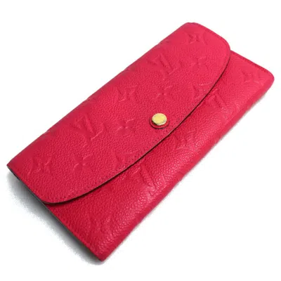 Pre-owned Louis Vuitton Monogram Empreinte Pink Monogram Empreinte Long Wallet (bi-fold) ()