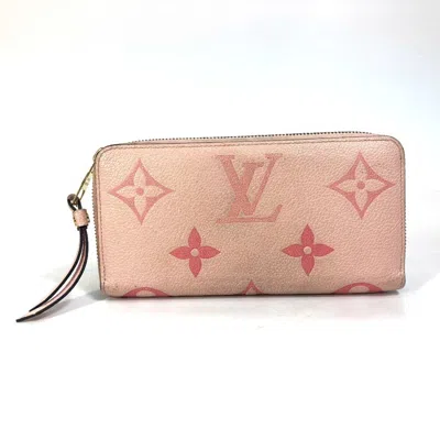 Pre-owned Louis Vuitton Monogram Empreinte Pink Monogram Empreinte Long Wallet (bi-fold) ()