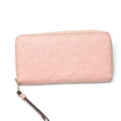 Pre-owned Louis Vuitton Monogram Empreinte Rose Poudre Monogram Empreinte Long Wallet (bi-fold) ()