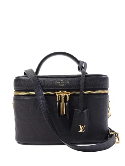 Pre-owned Louis Vuitton Monogram Empreinte Tote Bag In Black